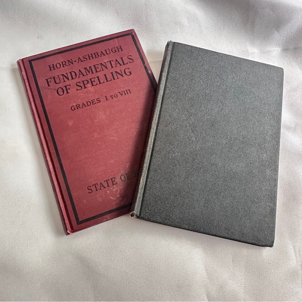 Vintage Spelling and Thesaurus books